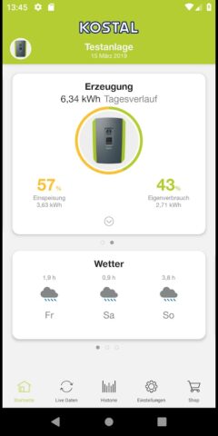 KOSTAL Solar App для Android — скриншот 5