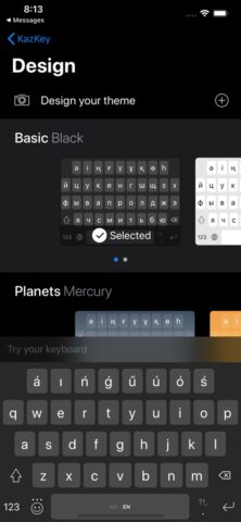 KazKey — казахская клавиатура для iOS — скриншот 1