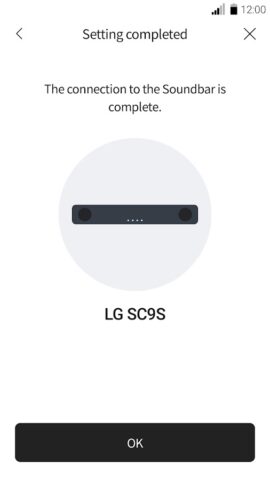 LG Soundbar для Android — скриншот 2