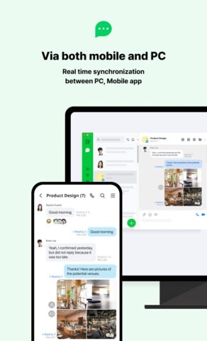 LINE WORKS: Team Communication для Android — скриншот 2