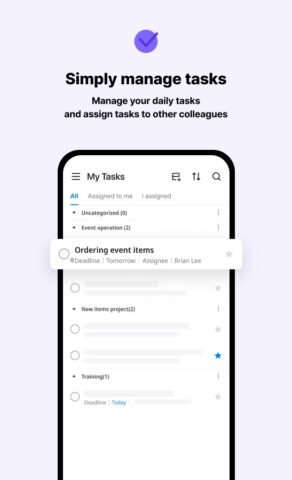 LINE WORKS: Team Communication для Android — скриншот 5