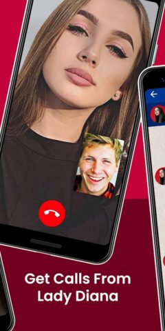 Lady Diana Fake Call & Chat для Android — скриншот 2