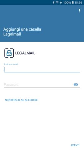 Legalmail для Android — скриншот 1