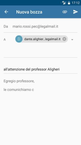 Legalmail для Android — скриншот 4