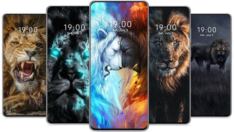 Обои Лев для Android — скриншот 3