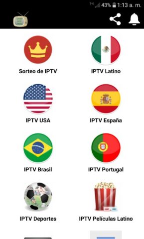 Listas IPTV 3070 для Android — скриншот 2