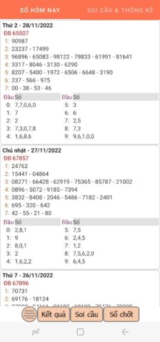 Soi cầu chuẩn — Dự đoán MB для Android — скриншот 1