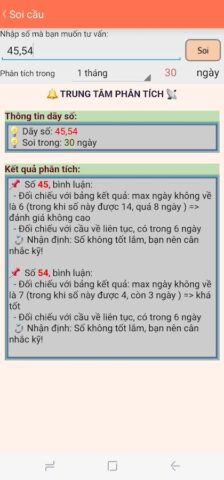 Soi cầu chuẩn — Dự đoán MB для Android — скриншот 4