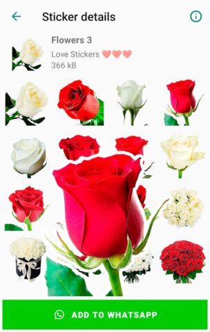 Стикеры любовь для WhatsApp для Android — скриншот 3