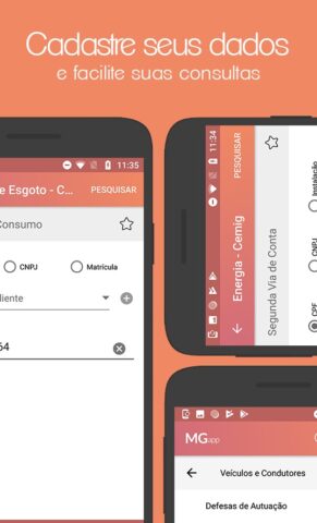 MG App — Cidadão для Android — скриншот 3