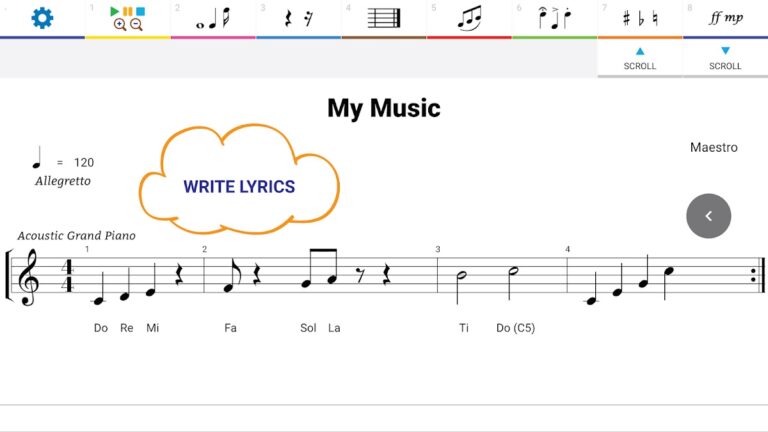 Маэстро — Создание музыки для Android — скриншот 3