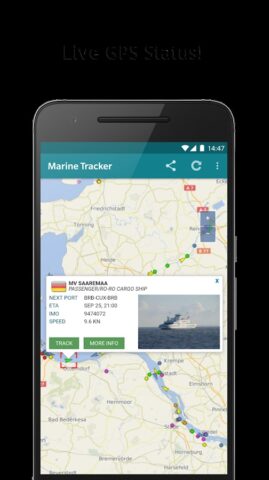 Корабль радар — Морской радар для Android — скриншот 3