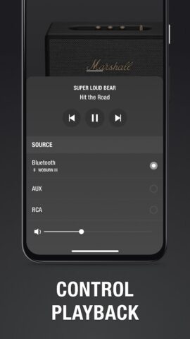 Marshall Bluetooth для Android — скриншот 3