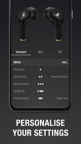 Marshall Bluetooth для Android — скриншот 5