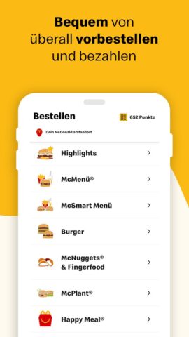 McDonald’s Deutschland для Android — скриншот 3