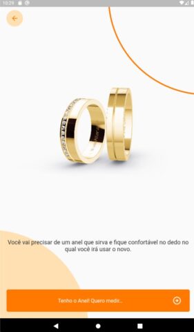 Medidor Anel e Aliança для Android — скриншот 5