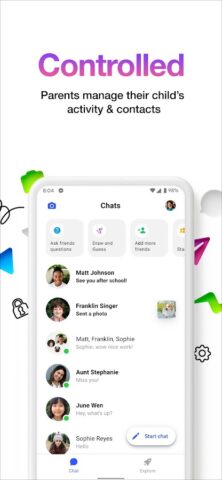 Messenger Kids – The Messaging для Android — скриншот 3