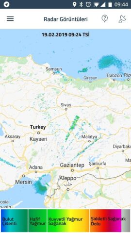 Meteoroloji Hava Durumu для Android — скриншот 4