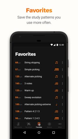 Metronome Cifra Club для Android — скриншот 5