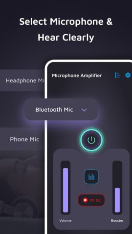 Mic Amplifier: Loud & Clear для Android — скриншот 2