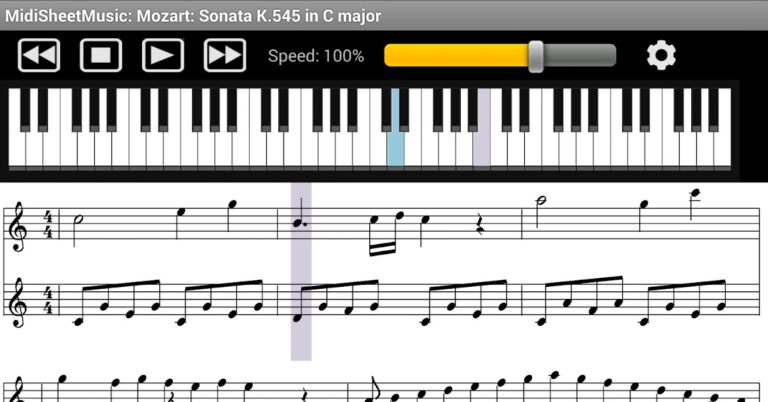 Midi Sheet Music для Android — скриншот 1
