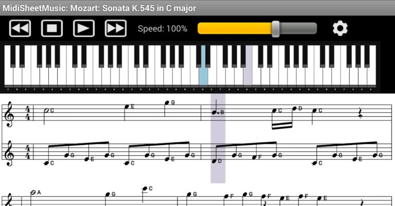 Midi Sheet Music для Android — скриншот 2