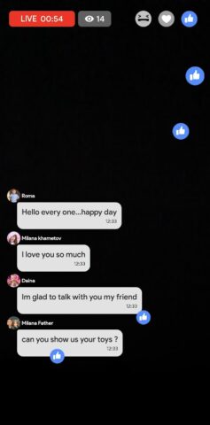 Milana Khametova call & chat для Android — скриншот 2