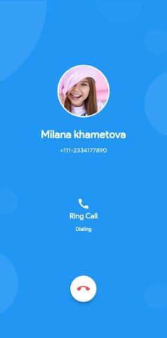 Milana Khametova call & chat для Android — скриншот 3