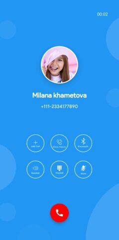 Milana Khametova call & chat для Android — скриншот 4