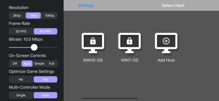 Moonlight Game Streaming для iOS — скриншот 2