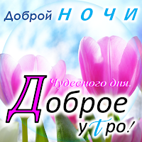 Доброе утро, день, ночи для Android