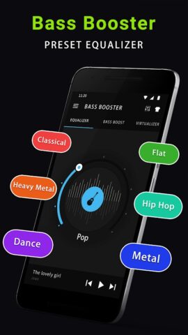 Эквалайзер & Bass Booster для Android — скриншот 1