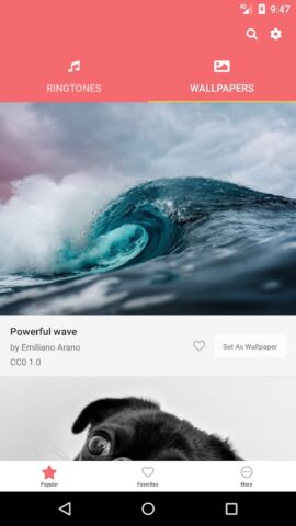 Музыкальные рингтоны и звуки для Android — скриншот 4