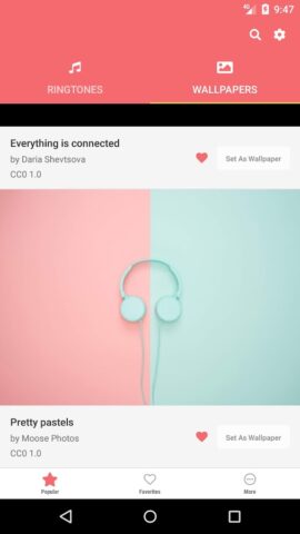 Музыкальные рингтоны и звуки для Android — скриншот 5
