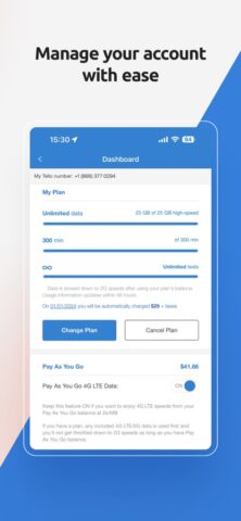 My Tello для iOS — скриншот 3
