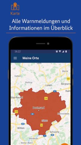 NINA — Die Warn-App des BBK для Android — скриншот 5