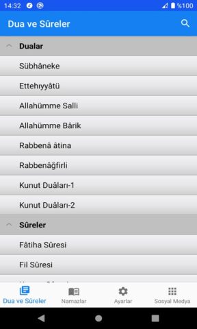 Namaz Duaları Ve Sureleri для Android — скриншот 1