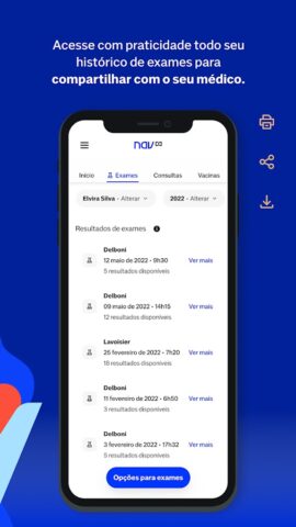Nav Dasa: Exames e Consultas для Android — скриншот 3