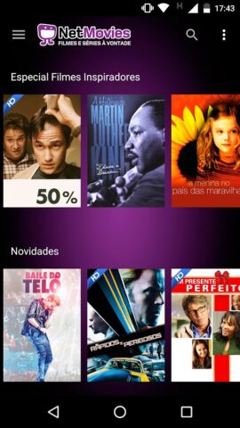 NetMovies для Android — скриншот 1