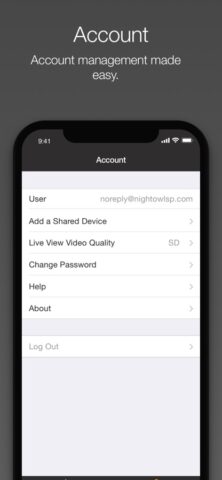 Night Owl Connect для iOS — скриншот 2