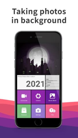 NinjaCam: Camera in Background для Android — скриншот 1