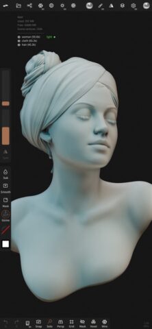 Nomad Sculpt для iOS — скриншот 3