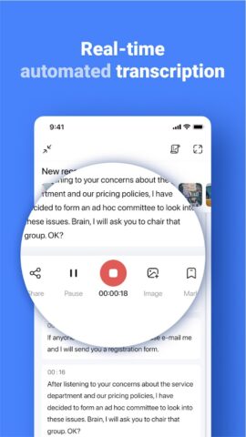 Notta — Передача речи в текст — скриншот 3