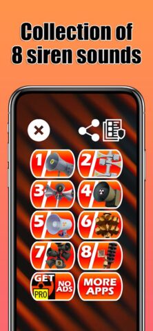 Ядерная Сирена Звуки для Android — скриншот 1