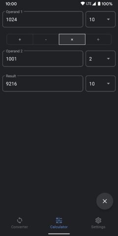 NumSys для Android — скриншот 3