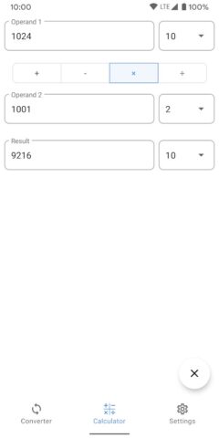 NumSys для Android — скриншот 5