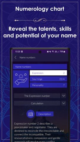 Numerology Rediscover Yourself для Android — скриншот 3