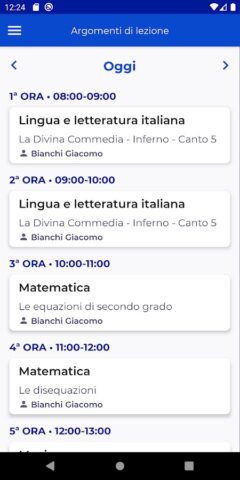 Nuvola — Tutore Studente для Android — скриншот 2