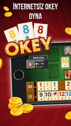 İnternetsiz Okey для Android — скриншот 1