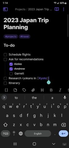 Obsidian — скриншот 4